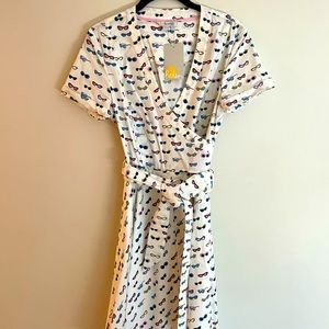 Boden wrap dress size 8